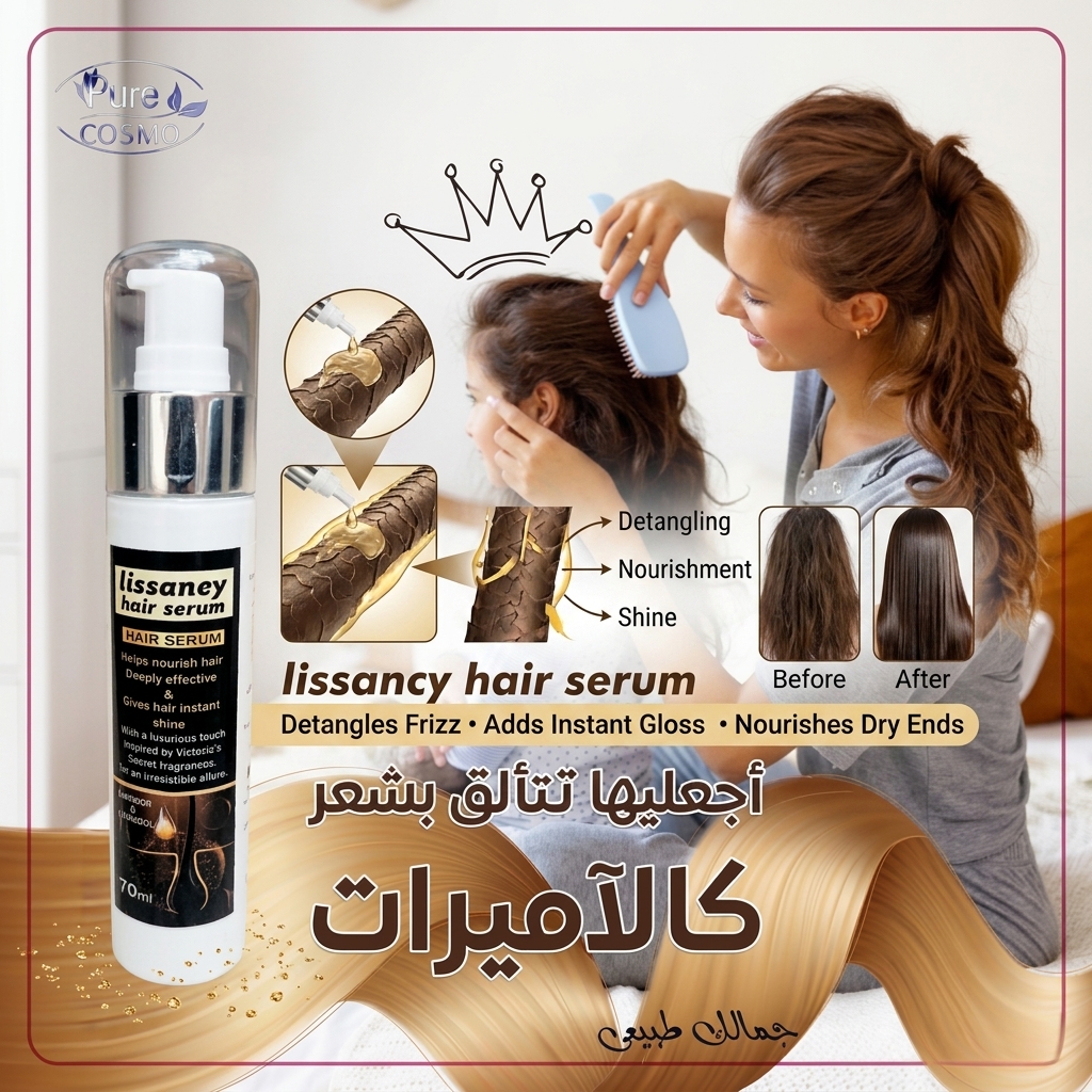 سيروم ليساني للشعر Lissaney Hair Serum من PURE COSMO لتغذية ولمعان الشعر